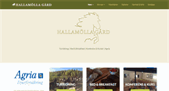 Desktop Screenshot of hallamolla.se
